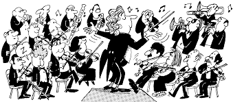 Cartoon Orchestra BW